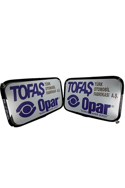 TKY Printed Side Glass Curtain Accessory ’tofaş Opar’ (SUITABLE FOR SIZES OF ALL BUSINES SIDE GLASSES.)