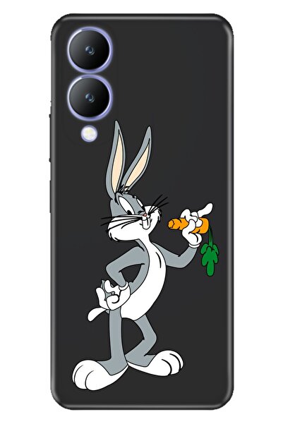 vivo Y17s Uyumlu Kılıf Resimli Desenli Silikon BugsBunny
