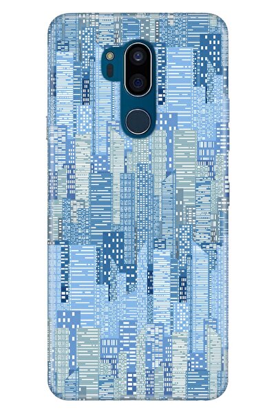 LG G7 ThinQ Uyumlu Kılıf Resimli Desenli Silikon Towers