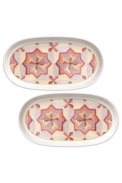 The Mia Dolce Vita 2-Piece Oval Serving Set - 29 cm