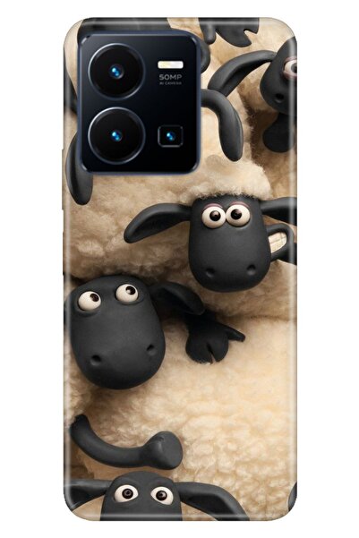 vivo Y22s - Y35 Uyumlu Kılıf Resimli Desenli Silikon Shaun