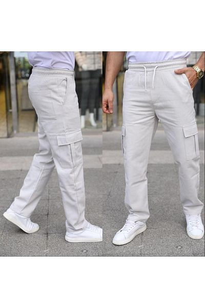 majesteleristore Cargo Pocket Loose Fit Long Baggy Pants