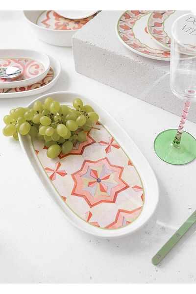 The Mia Dolce Vita 2-Piece Oval Serving Set - 29 cm