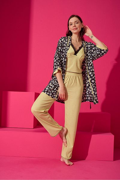 ELİZ HOMEWEAR Set de halat și pijama țesute