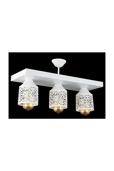 Lambadar Triple Sports Model Modern Retro Rustic Chandelier