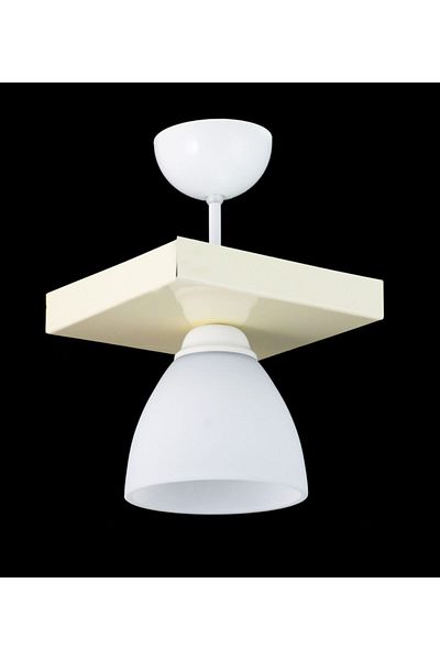 Lambadar Triple Rectangular Cream Sports Model Modern Chandelier