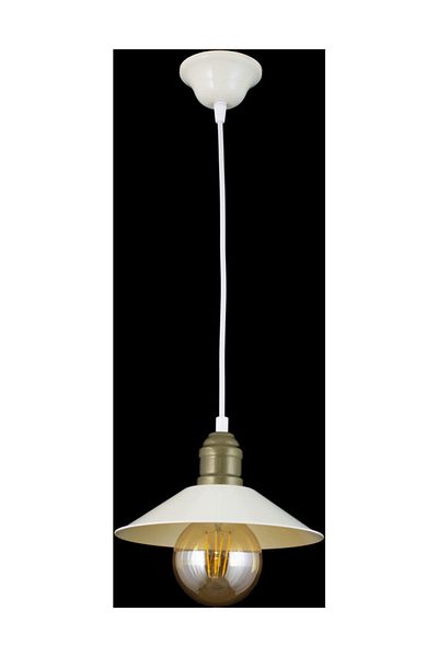 Lambadar Single Cream Retro Rustic Model Modern Metal Pendant Lamp Chandelier