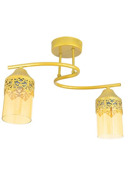 Lambadar Plafonier Modern S Model Gold Chandelier
