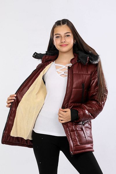 Veform Water and Windproof Children's Coat - Detachable Hood, Fur AVM152VF