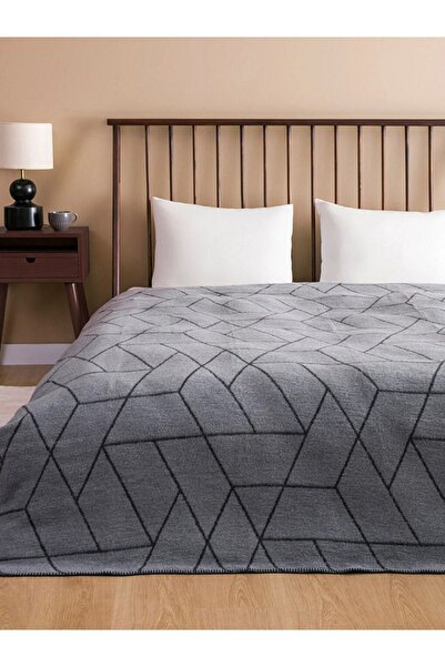 LC Waikiki LCW HOME Desenli Çift Kişilik Battaniye 200x220 Cm