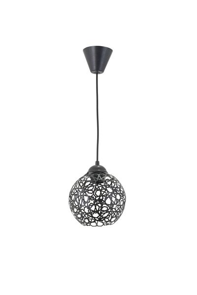 Lambadar Seljuk Ball Motif Star Wrought Iron Model Retro Rustic Pendant Lamp Chandelier