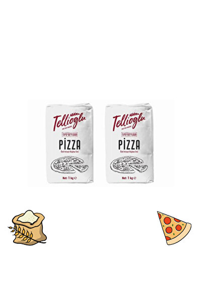 tellioğlu TELLİOĞLU PİZZA UNU 1 KG 2 ADET 1KG X 2