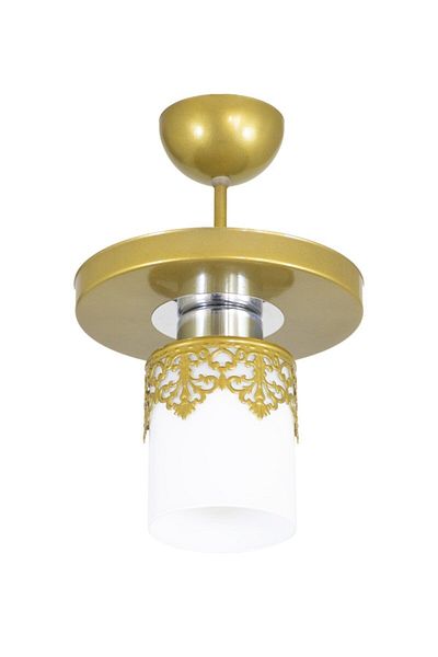 Lambadar Single Modern Sports Model Antique Chandelier with Round Tray Crown