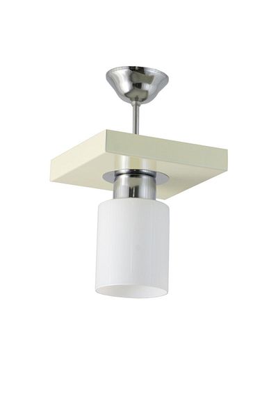 Lambadar Single Modern Sports Model Square Tray Cream Chandelier