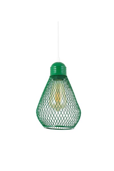 Lambadar Bulb Model Green Wrought Iron Modern Pendant Lamp Chandelier