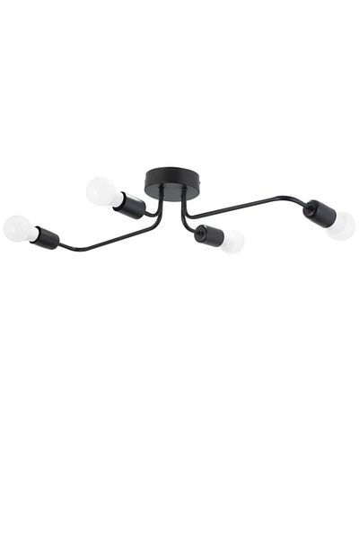 Lambadar Retro Scorpion Modern 4-Place Floor Ceiling Mounted Chandelier