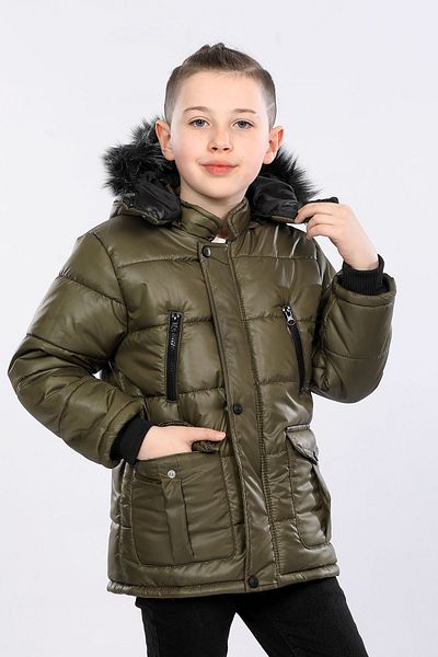 Veform Water and Windproof Children's Coat - Detachable Hood, Fur AVM152VF