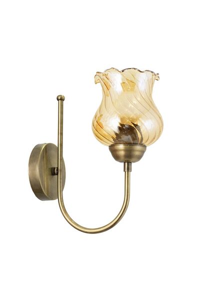 Lambadar Rustic Retro Modern Model Stylish Antique Wall Sconce Lettuce Glass