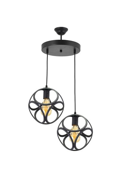 Lambadar Single Modern Circle Cube Model Pendant Lamp Chandelier