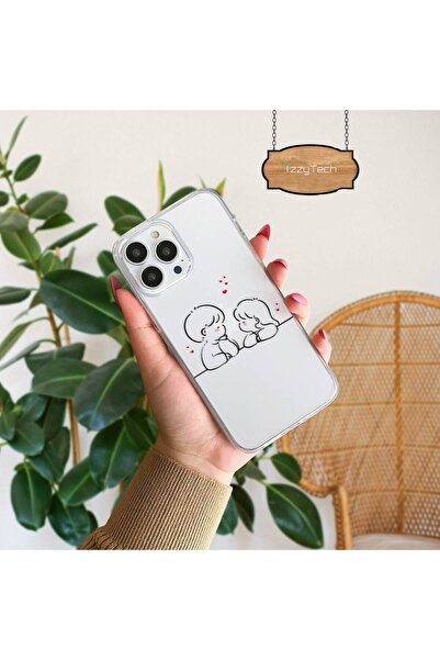 izzytech حافظة متوافقة مع هاتف iPhone 15 PLUS، غطاء ناعم واقٍ رفيع بتصميم شفاف