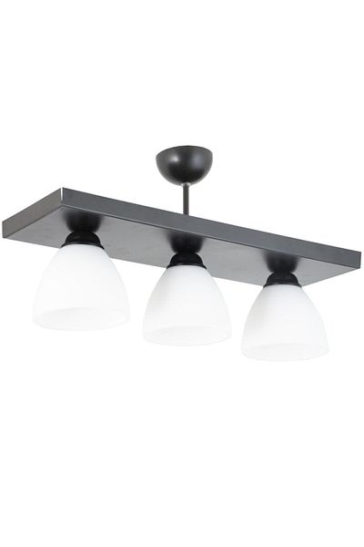 Lambadar Double Rectangular Black Sports Model Modern Chandelier