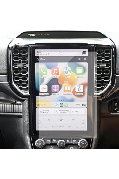 Engo فورد رينجر 12 بوصة - واقي شاشة مطفي، شفاف للوسائط المتعددة