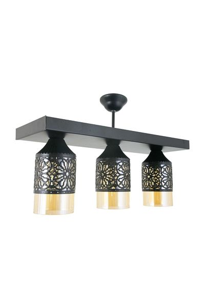 Lambadar Triple Sports Model Modern Retro Rustic Chandelier