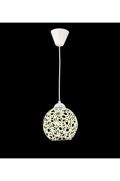 Lambadar Seljuk Ball Motif Star Wrought Iron Model Retro Rustic Pendant Lamp Chandelier