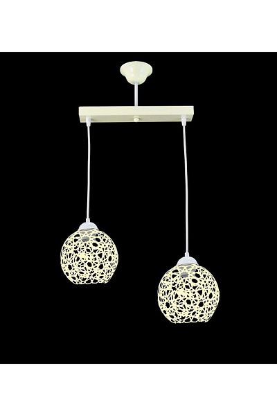 Lambadar Seljuk Ball Motif Star Wrought Iron Model Retro Rustic Pendant Lamp Chandelier