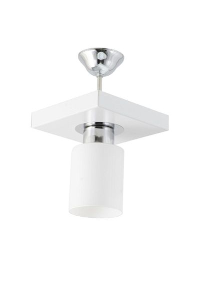 Lambadar Single Modern Sports Model Square Tray White Chandelier