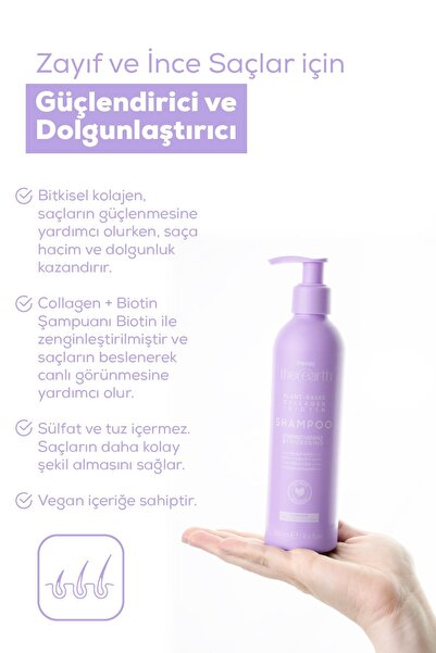 Tresan The Earth Plant Based Collagen Biotin Şampuan 250 ml