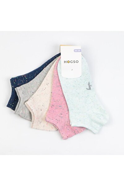 hogso 5'li Nopeli Kadın Patik Çorap