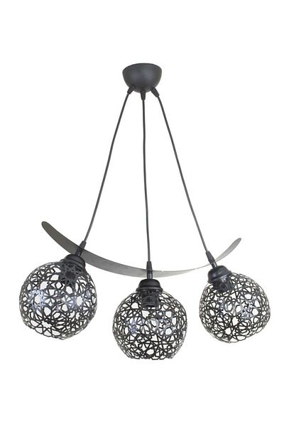 Lambadar Double Seljuk Motif Boat Model Style Pendant Lamp Chandelier