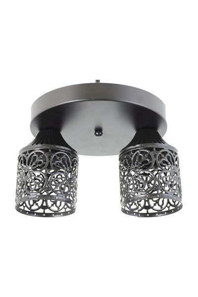 Lambadar Double Sports Model Modern Retro Rustic Chandelier Without Glass