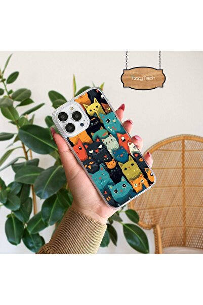 izzytech حافظة آيفون 12، حافظة متوافقة مع آيفون 12 برو، تصميم شفاف، نمط زهور ...