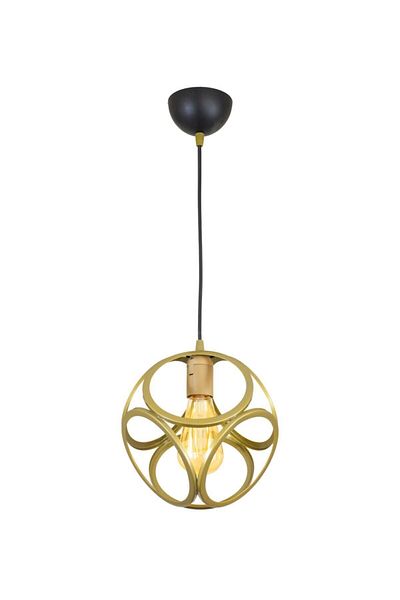 Lambadar Gold Circle Round Cube Single Pendant Lamp Model Chandelier