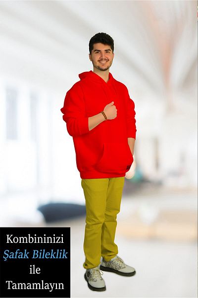 ŞAFAK BİLEKLİK Hülya 3 Tetris - Yellow, Red and Black