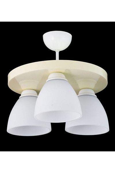 Lambadar Single Round Cream Sports Model Modern Chandelier