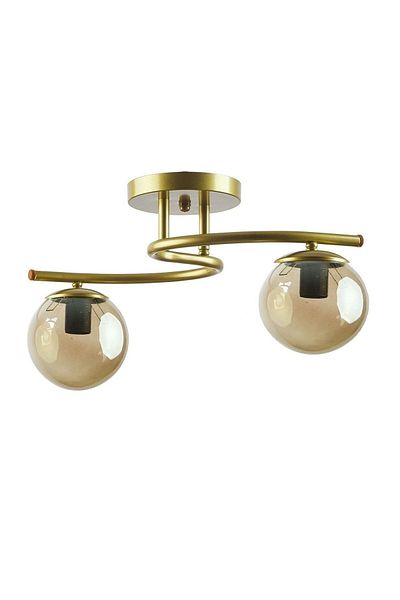 Lambadar Luna Model Closed Globe Glass Modern Plafonier Chandelier