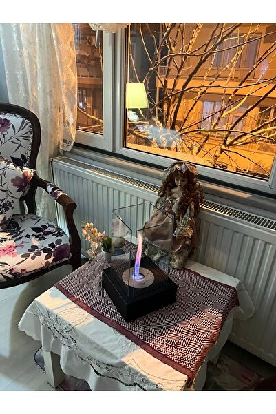 Moor Garden Caro Siyah Şömine Yakıt Ve Taş Hediyeli