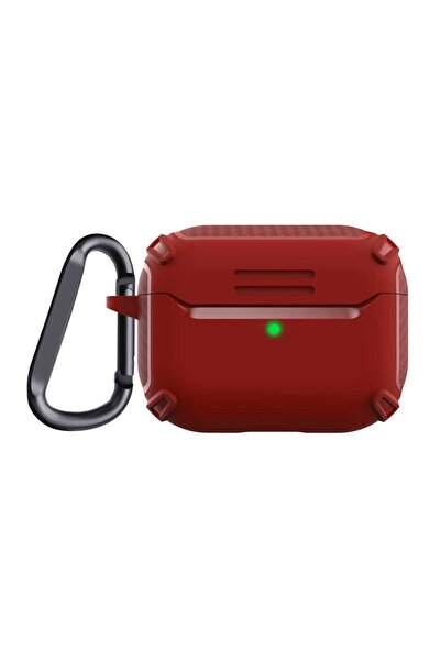 Microsonic AirPods Pro 2.Nesil Uyumlu Legacy Cube Kılıf Kırmızı