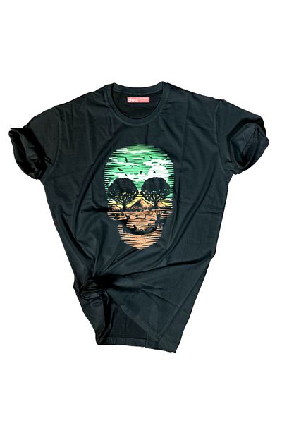 BLUU Μπλουζάκι Unisex Printed Regular Fit - Outdoor