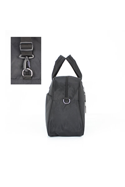 Case Club Kabin Boy El Valizi Orta ve Büyük Boy El ve Omuz Çantası Astarlı İç Bölüm Omuz Askılı Siyah