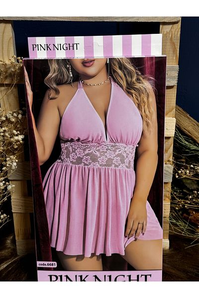 SATTENS Plus Size Women's Nightgown Set