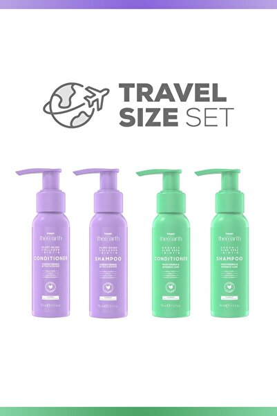 Tresan The Earth Travel Size Set Aloe Vera 75 Ml Şampuan-saç Kremi&collagen 7...