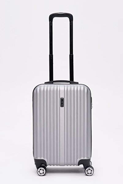 ELATAE Kabin Boy Valiz Gri Abs 1020