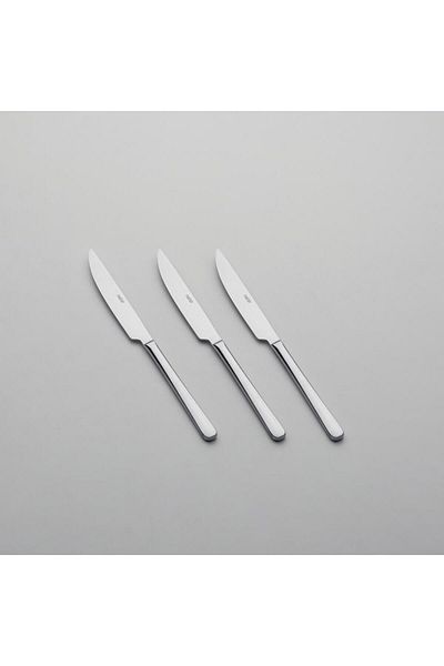 Nehir Sultan 24-Piece 2-Size Dining and Dessert Knife Set - 12 Person