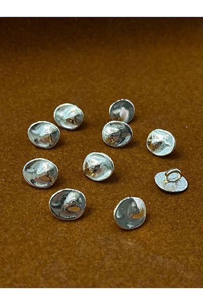 ODDA TASARIM ATÖLYESİ Gold Metal Shirt Dress Button