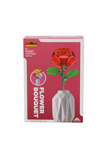 BLX Çiçek Buketleri C0281 - Kırmızı Çiçek 120 Parça