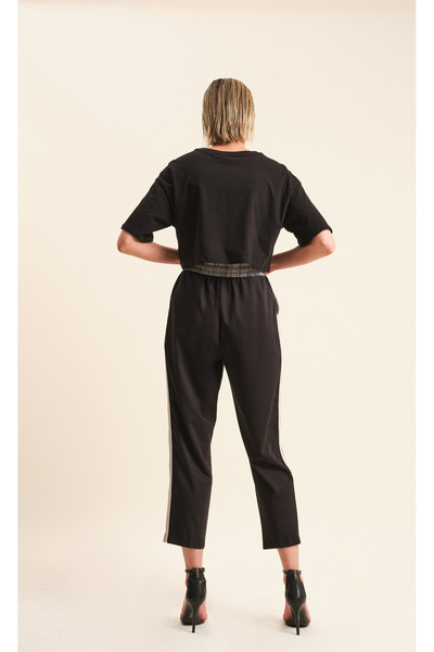 VERDA Plaid Two-Color Tracksuit